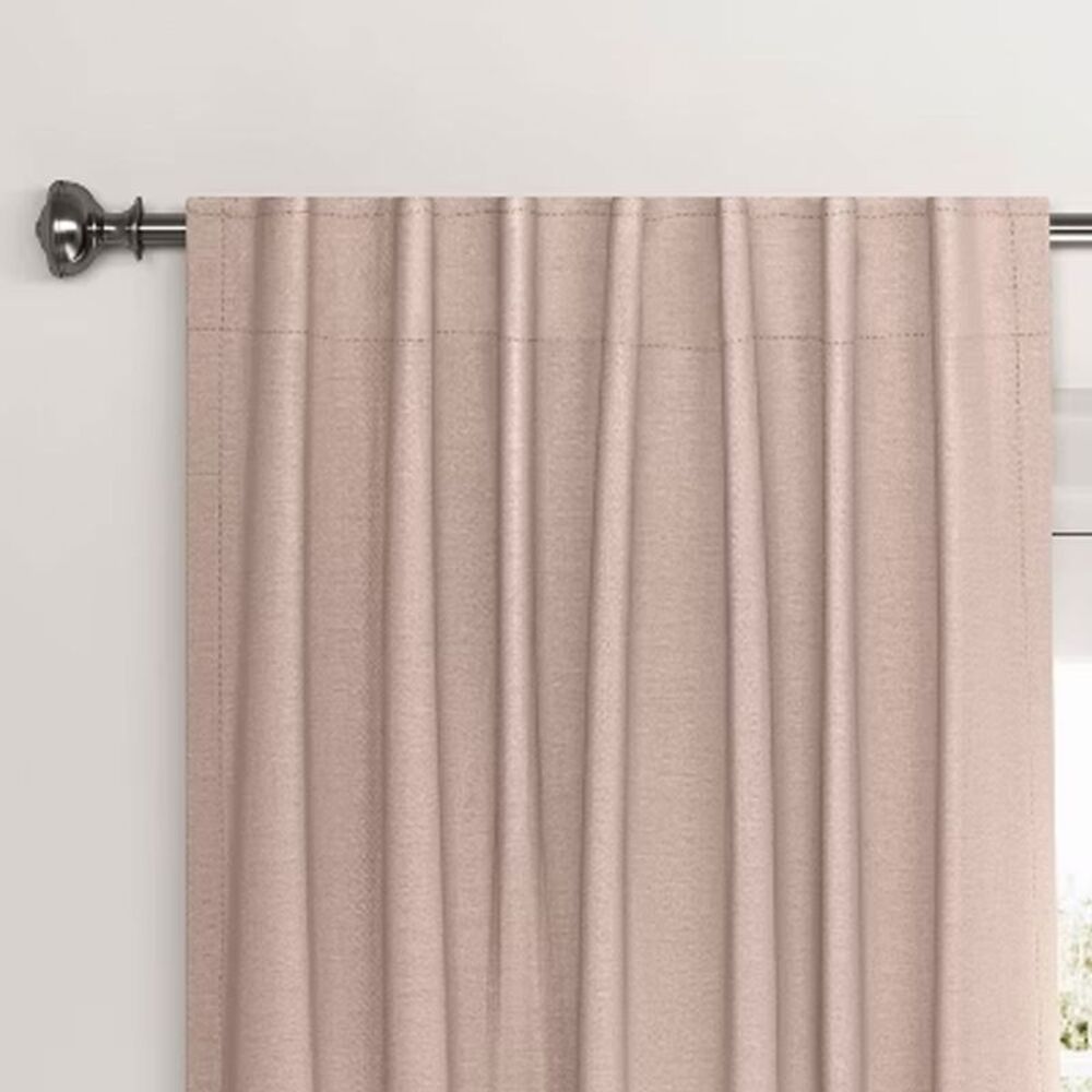 Open Box - Threshold - 1pc 50"x84" Blackout Velvet Window Curtain Panel D Pink